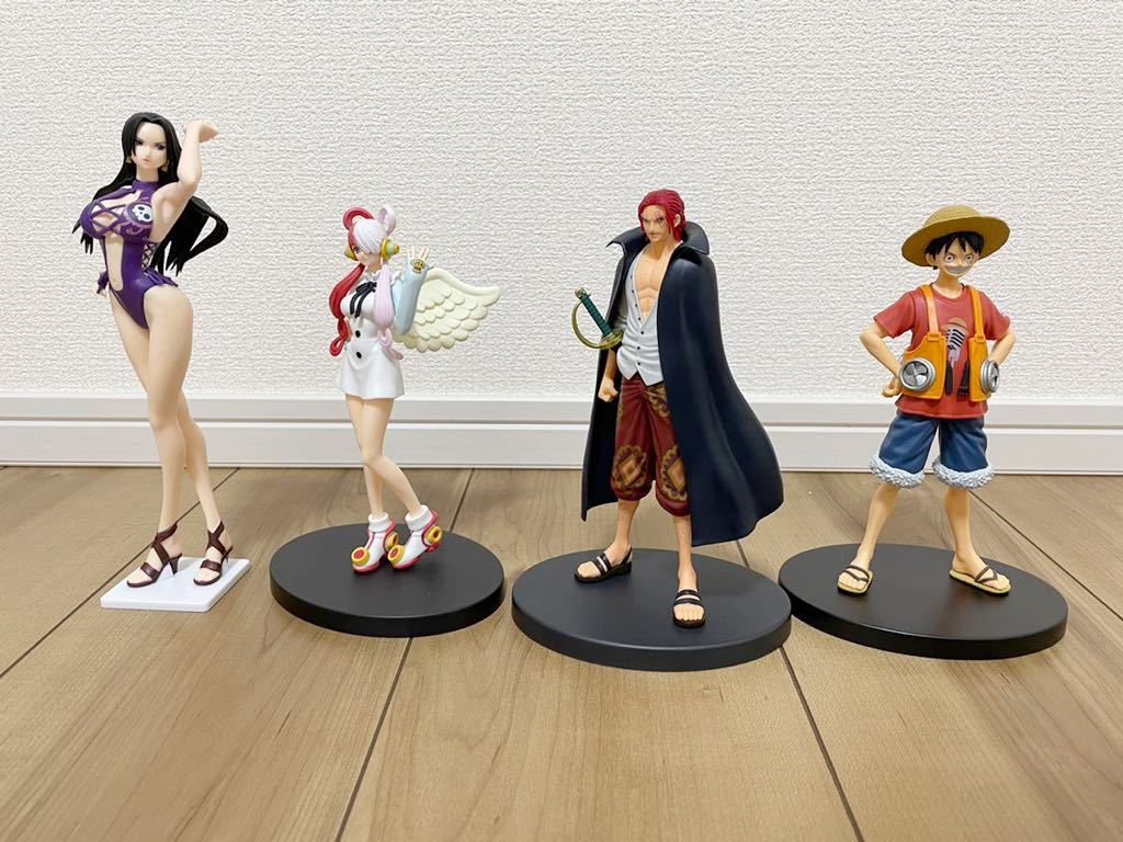 Yahoo!オークション - ワンピース フィギュア ルフィ ウタ シャンクス