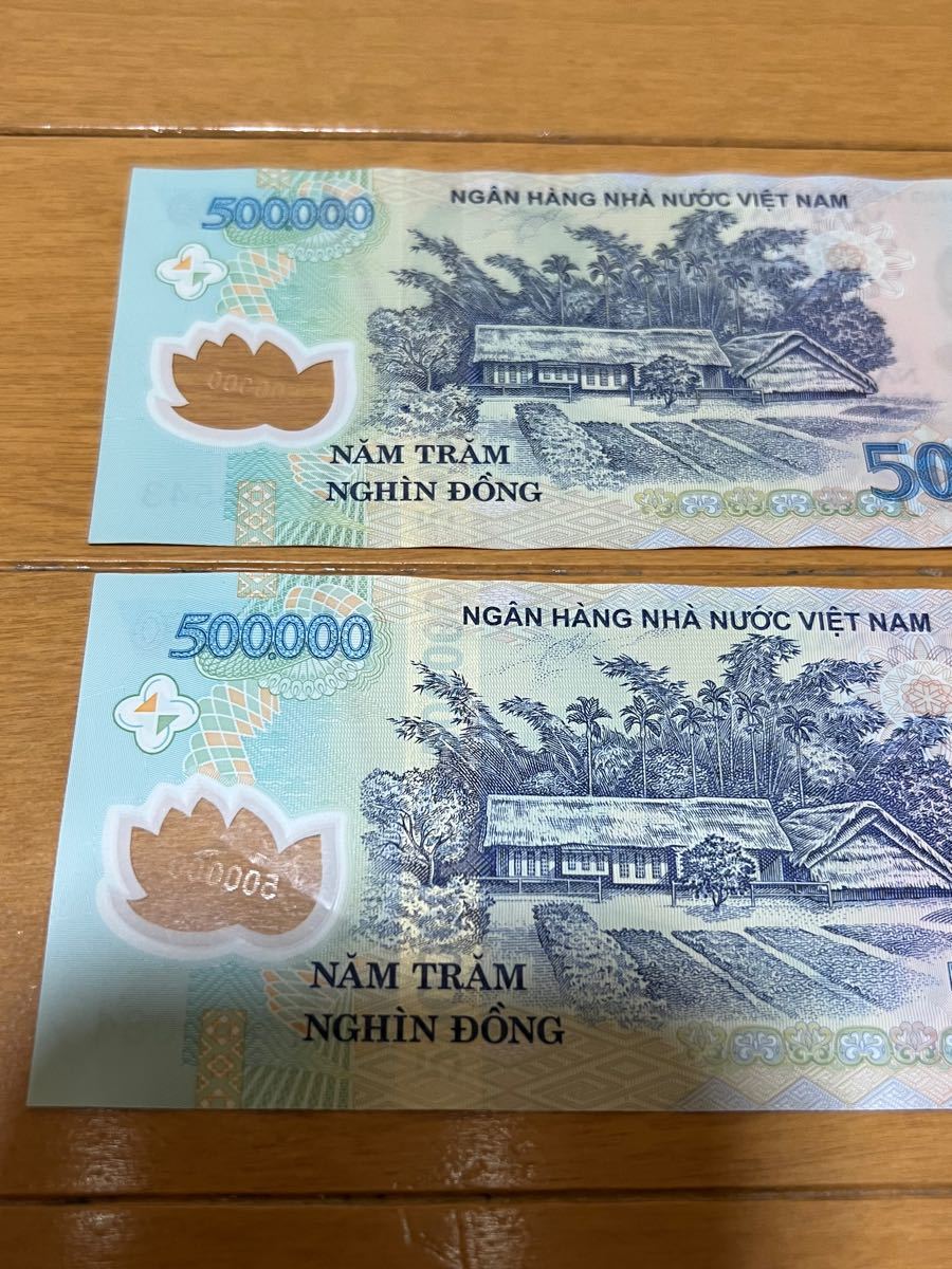 ベトナムドン 50万ドン 2枚 ベトナムドン 50万ドン 2枚 ベトナム ドン
