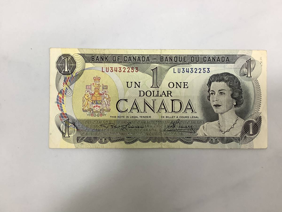 英国カリブ海地域 1ドル旧紙幣1954年クイーンエリザベス 【公式通販】