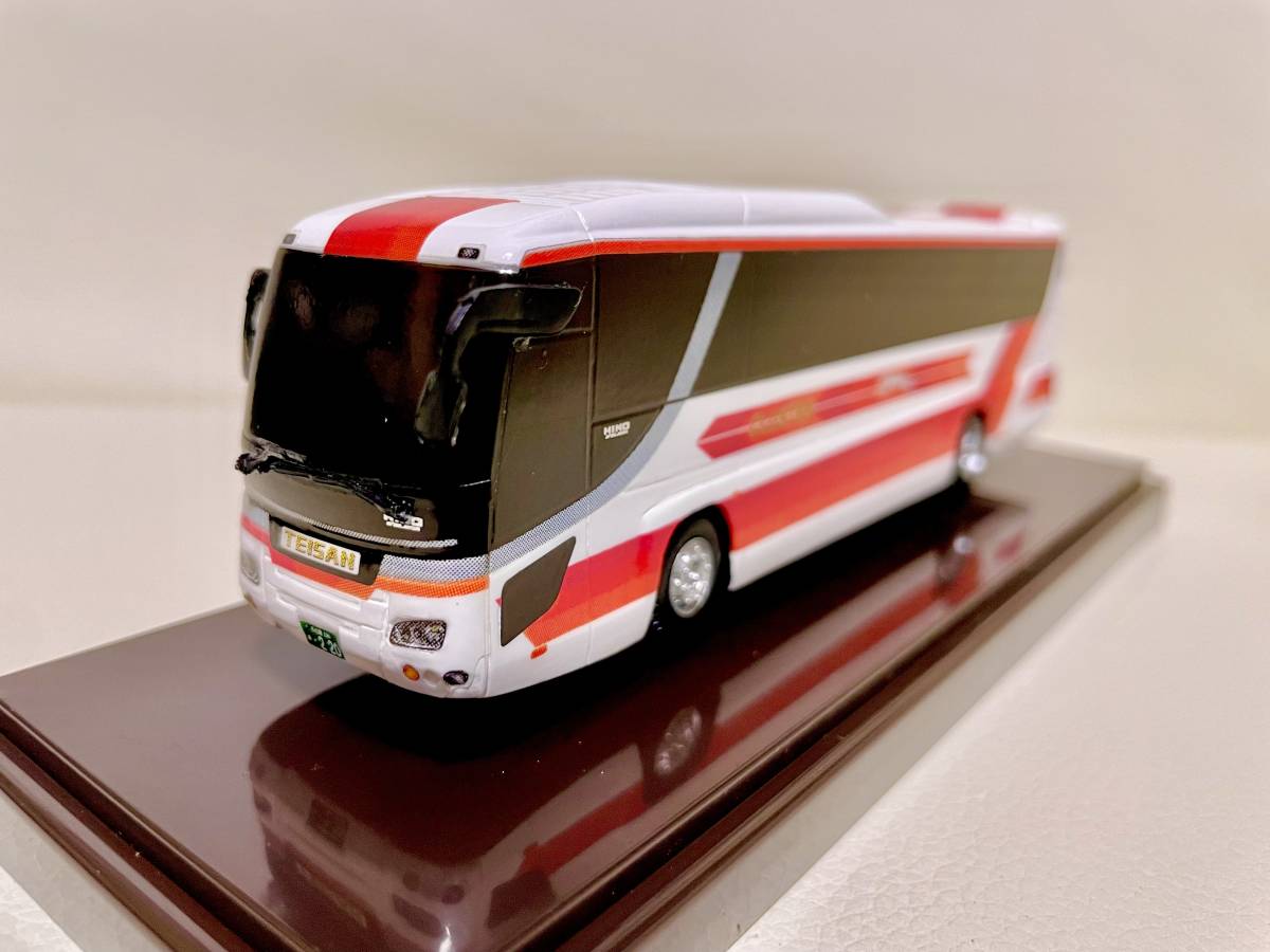 名鉄観光バス 『ゼウス』1/80スケールモデル 赤 名古屋本社管内・名鉄