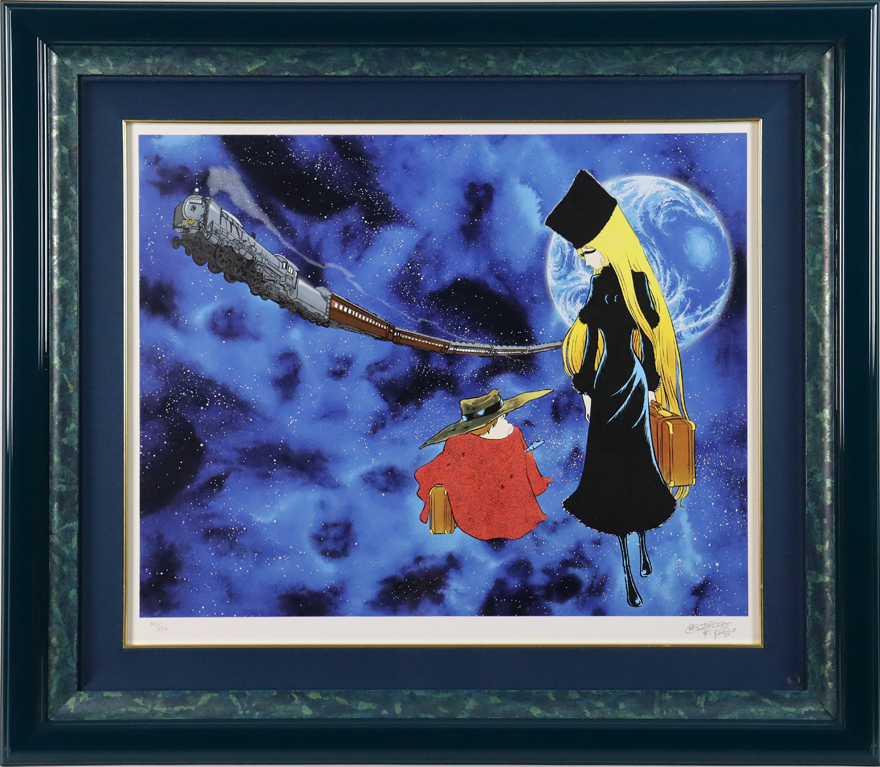 松本零士銀河鉄道999 『メーテル ！』 シルクスクリーン 松本零士の