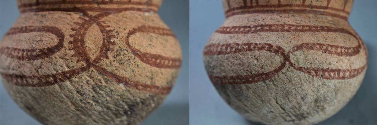 A-00111】バンチェン土器壺 12㎝【タイ 東南アジア】