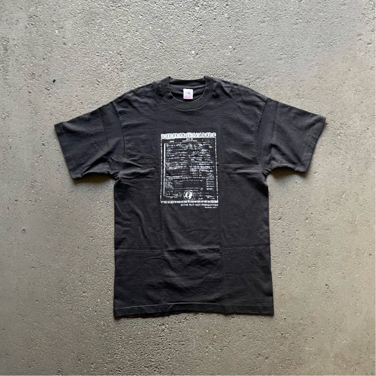 Yahoo!オークション - Kurt Cobain 94s death certificate Tee 死亡診