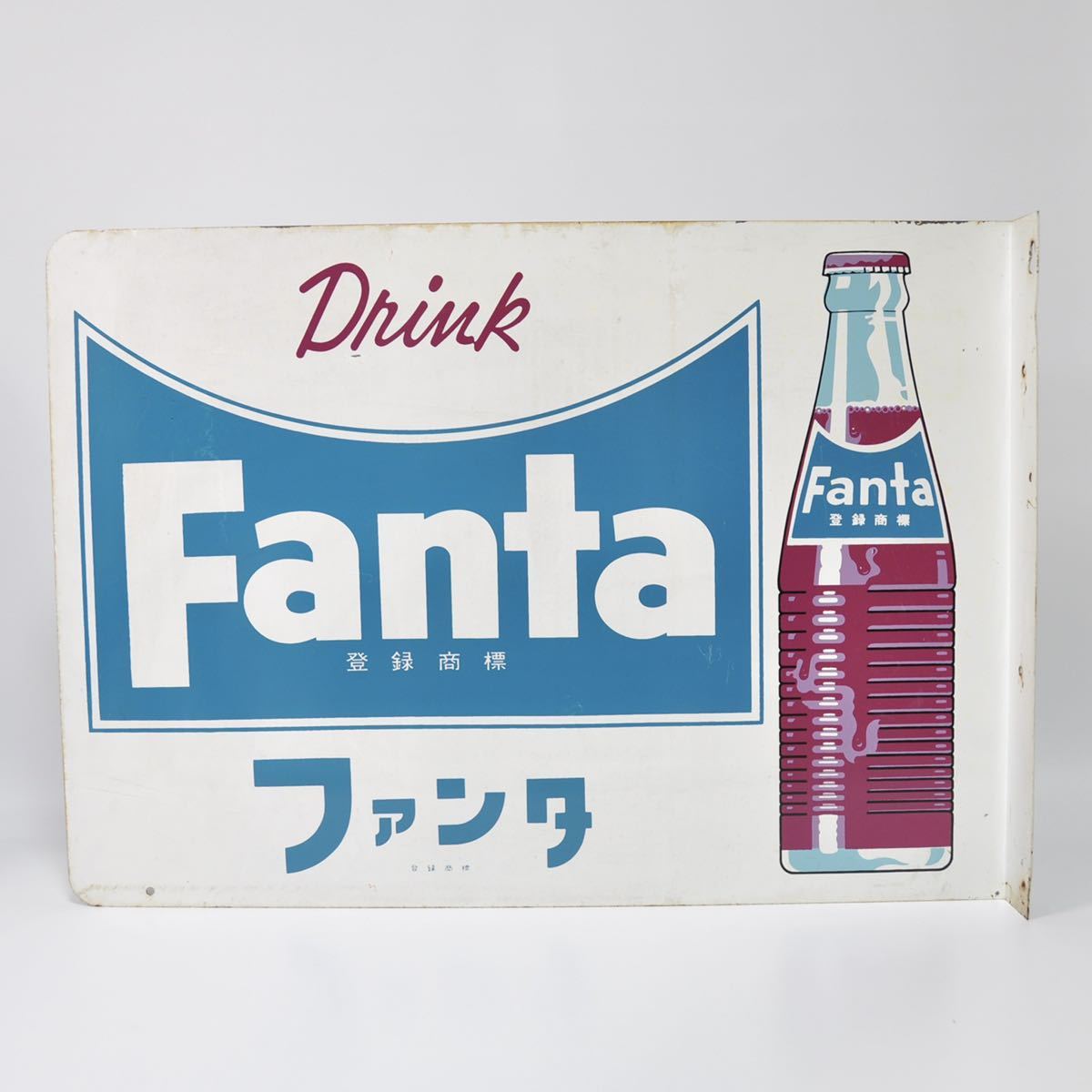 Yahoo!オークション - 1円〜 ファンタ FANTA ホーロー 琺瑯 看板 両面