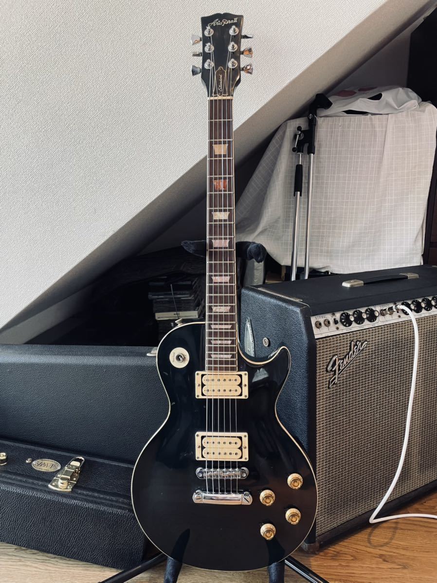Yahoo!オークション - Aria pro Ⅱ les paul standard model 80年代 マ