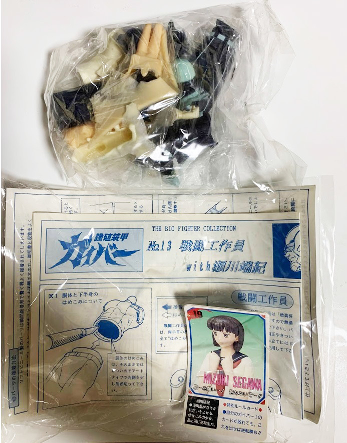 良い 強殖装甲ガイバー BFC-13 戦闘工作員WITH瀬川瑞紀 フィギュア 強