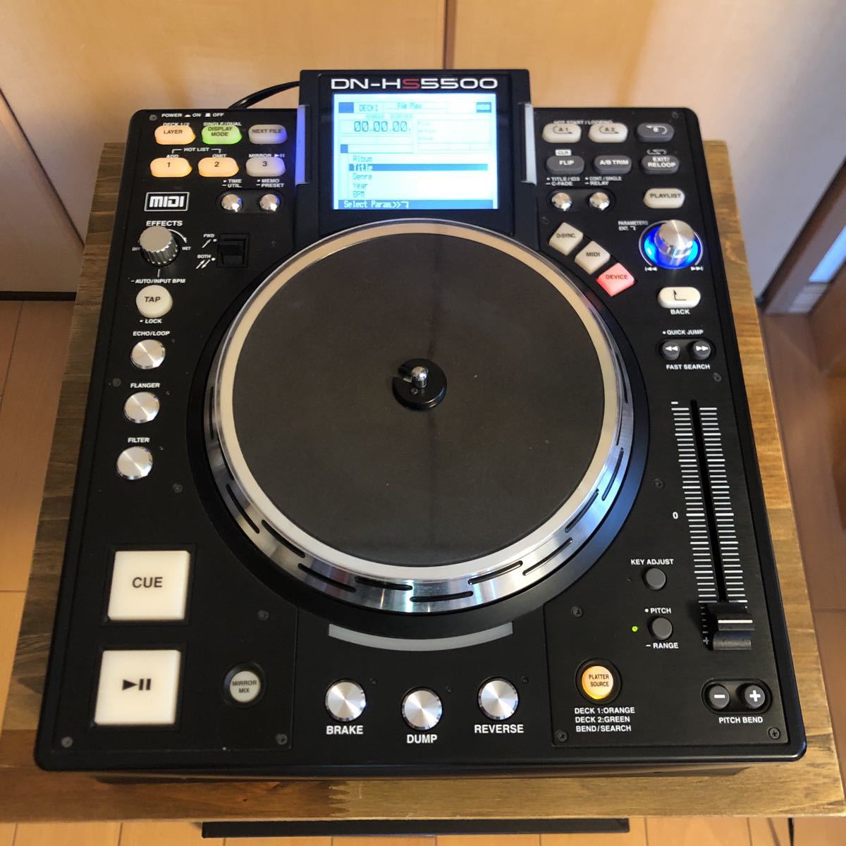 DENON デノン 歴史的名機 DN-HS5500 データファイルDJ データファイル