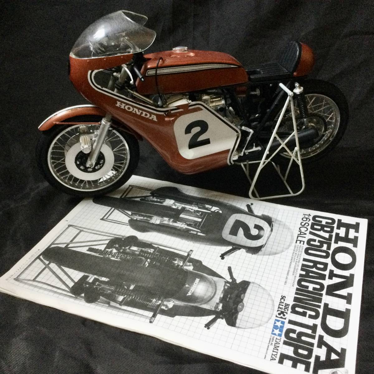 Yahoo!オークション - HONDA CB750 RACING TYPE 1/6 タミヤ 組立済み