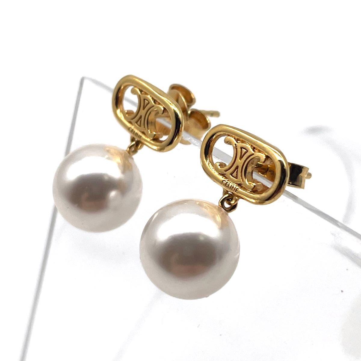 CELINE セリーヌ トリオンフ パール ピアス｜Yahoo!フリマ（旧PayPay