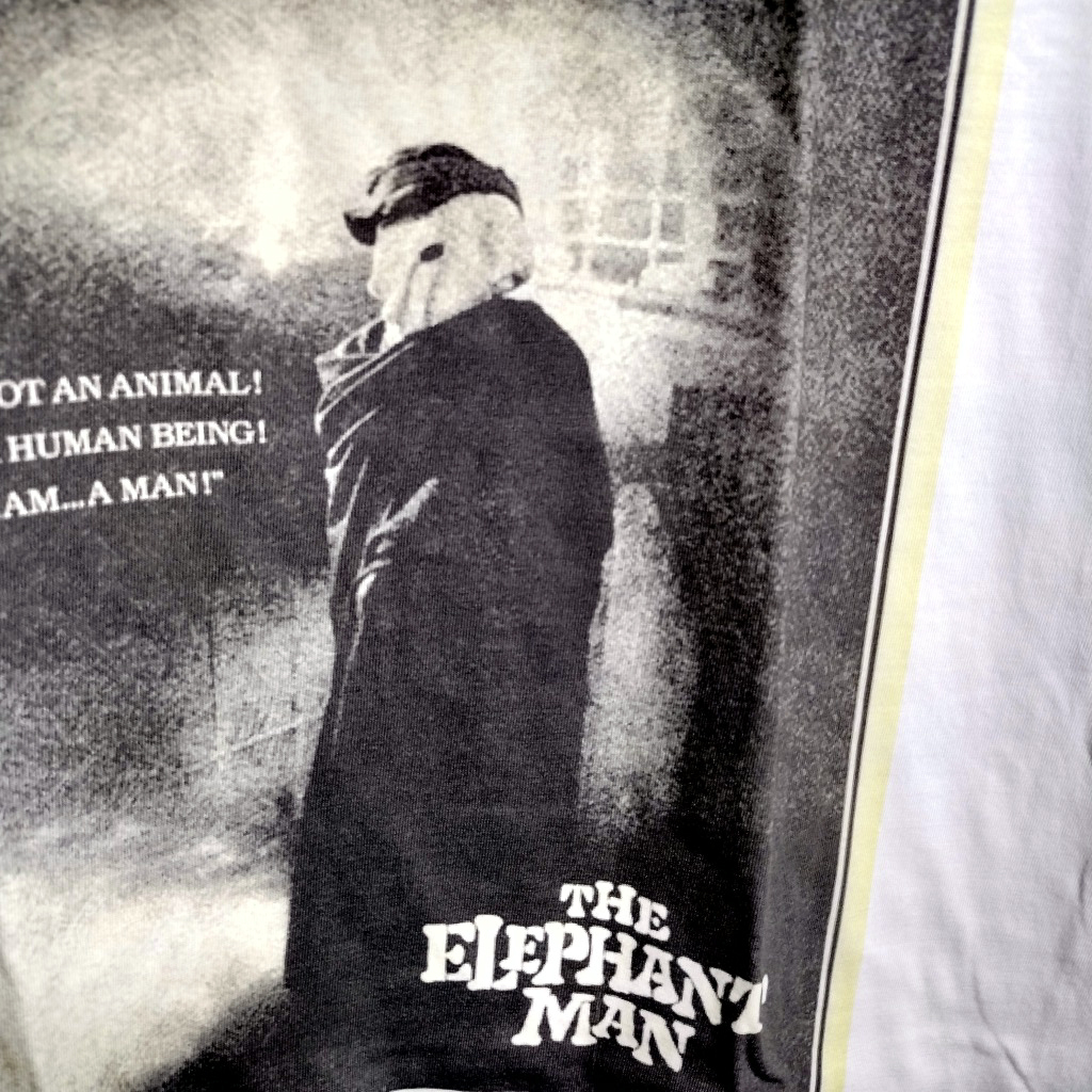 映画『エレファントマン / The Elephant Man』 BIGプリントTシャツ 【L