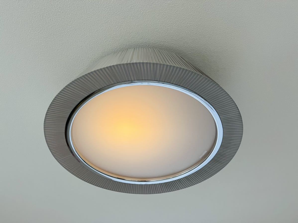 廃盤/希少/美品/yamagiwa ヤマギワ/REFINO レフィーノ/グレー/LED