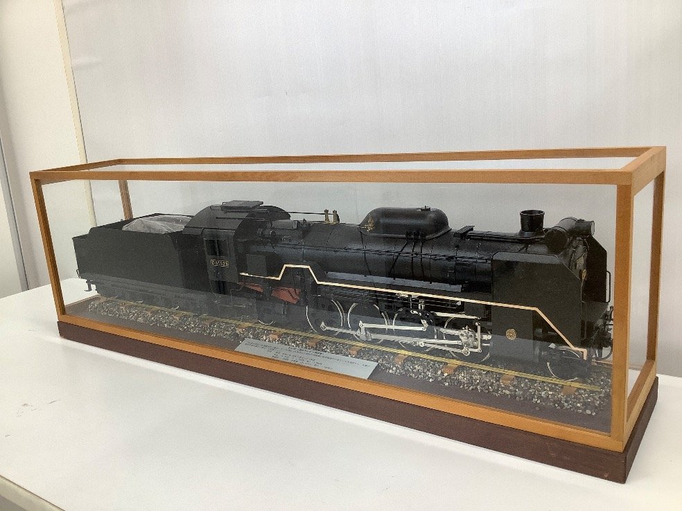 希少】動く蒸気機関車の模型（D51528） 希少】動く蒸気機関車の模型