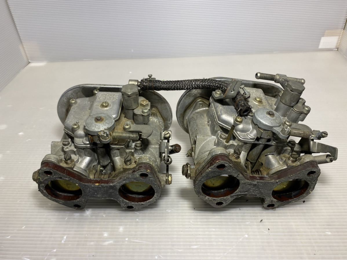 く*む様 SOLEX 40パイ ミクニキャブレター 3型3基 当時物 旧車部 く*む