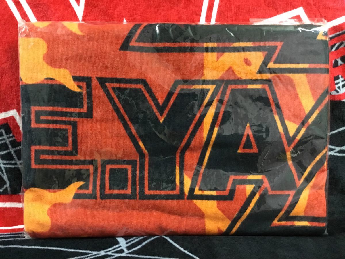 矢沢永吉 スペシャルビーチタオル(ロゴ／チャイナ)レッド｜Yahoo