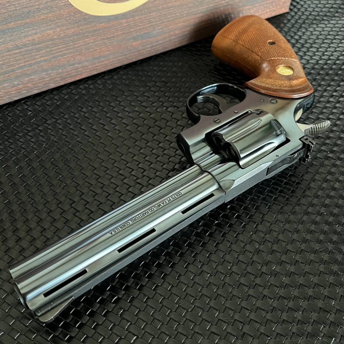 即決 ブルーイングカスタム タナカ コルトパイソン 6インチ Rモデル