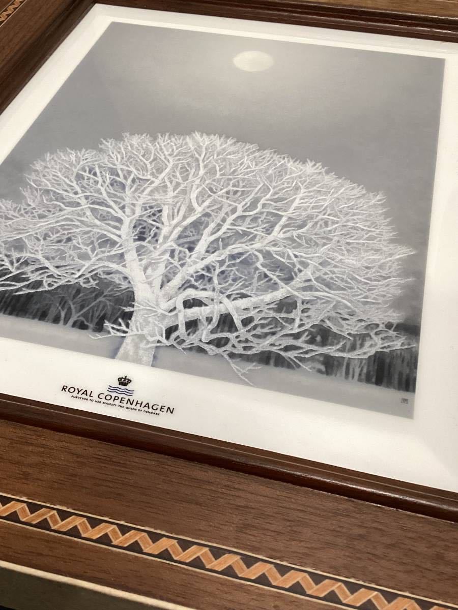 く*に様 東山魁夷 冬華 陶板画 ロイヤルコペンハーゲン 希少品 く*に様