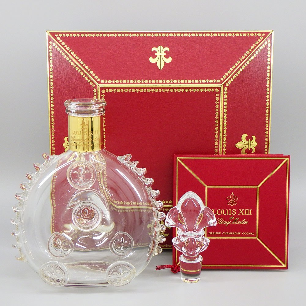 レミーマルタン ルイ13世 金キャップ 替栓付き・四角形箱 未開封・訳有 -