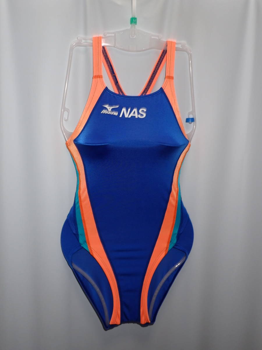 MIZUNO ミズノ NASスイミングスクール指定競泳水着 ブルー・オレンジ