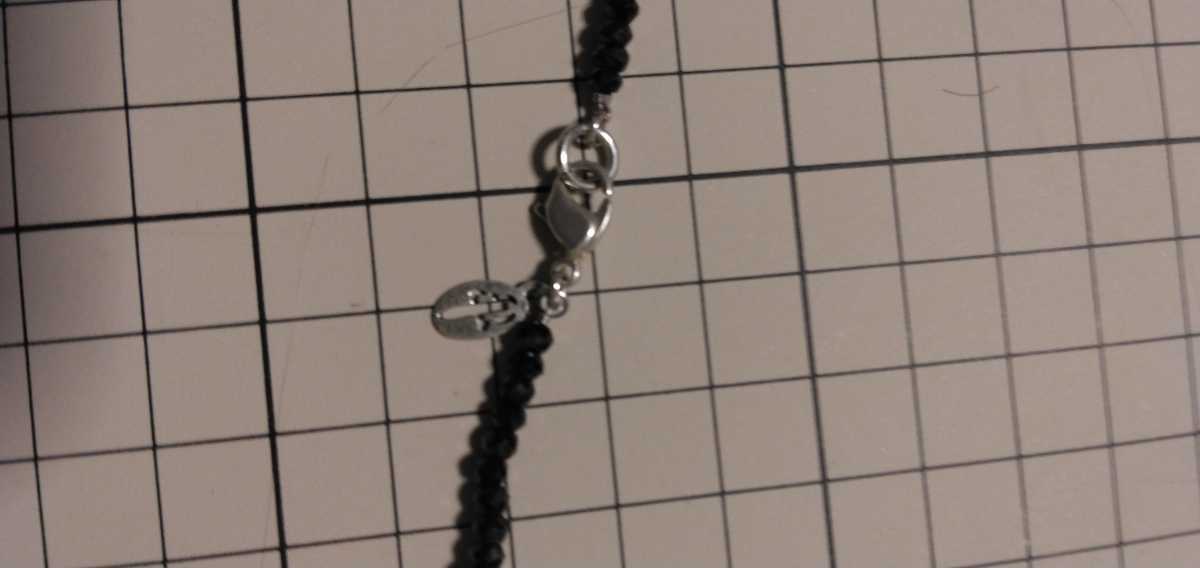 氷室京介 シルバー Personal Jesus 「Black Spinel Necklace w/PJ