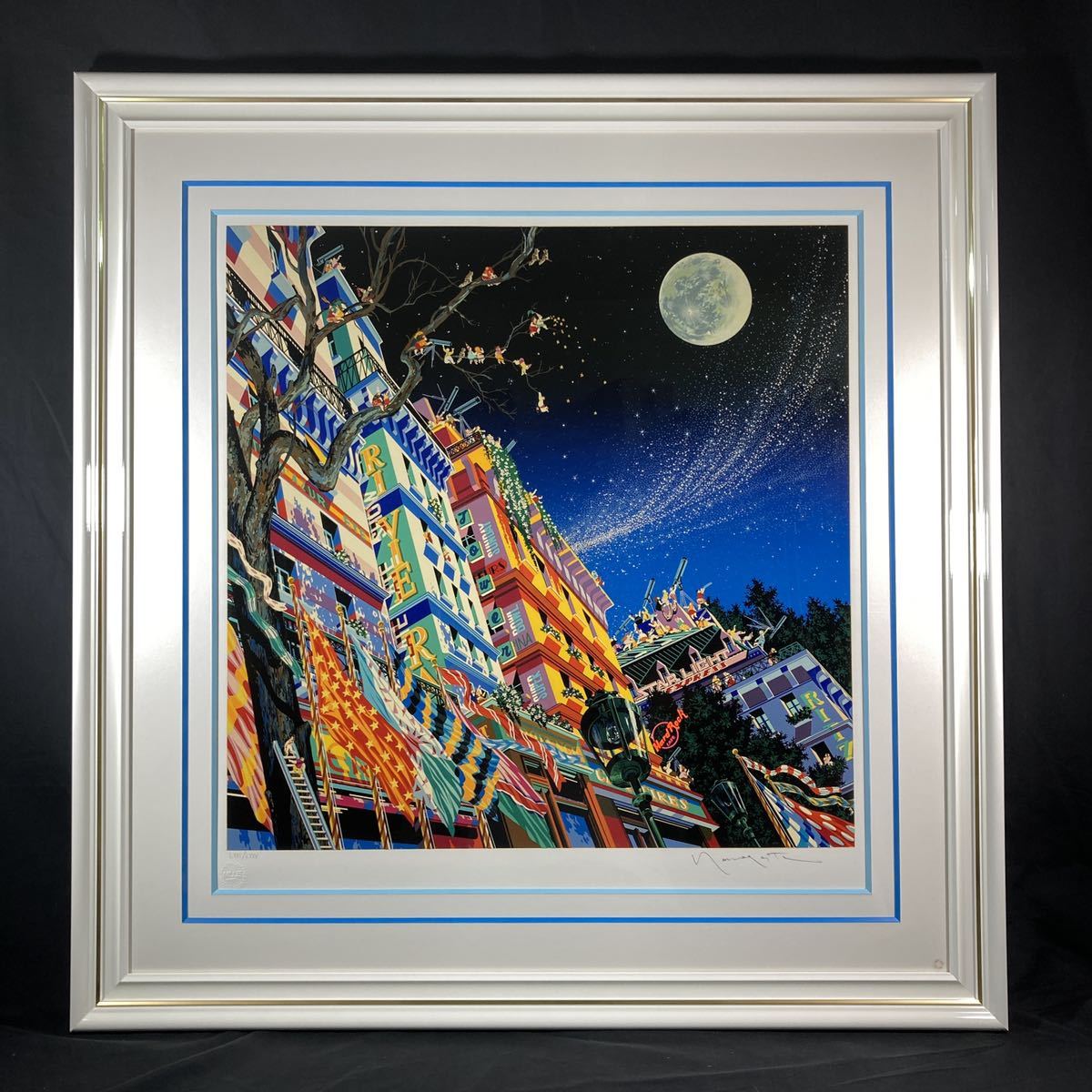 ヒロヤマガタ LA's the Place 1984 ポスター 自筆サイン入り ヒロ