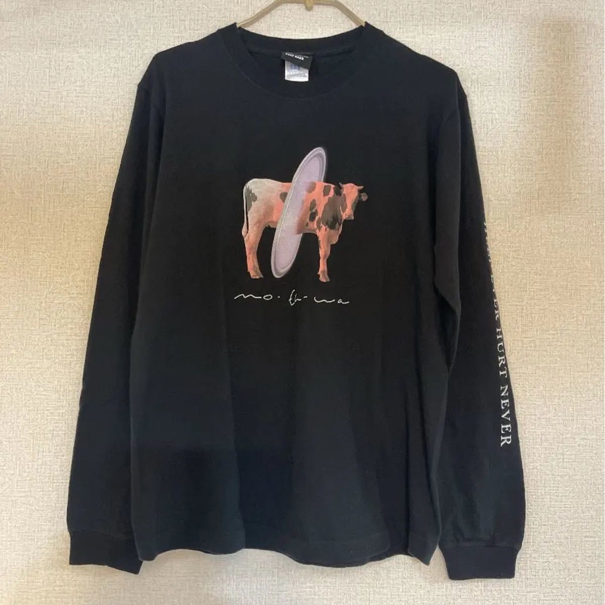 藤井風 燃えよ ロンT ブルー Mサイズ 藤井風 燃えよ（MO-EH-YO）ロング