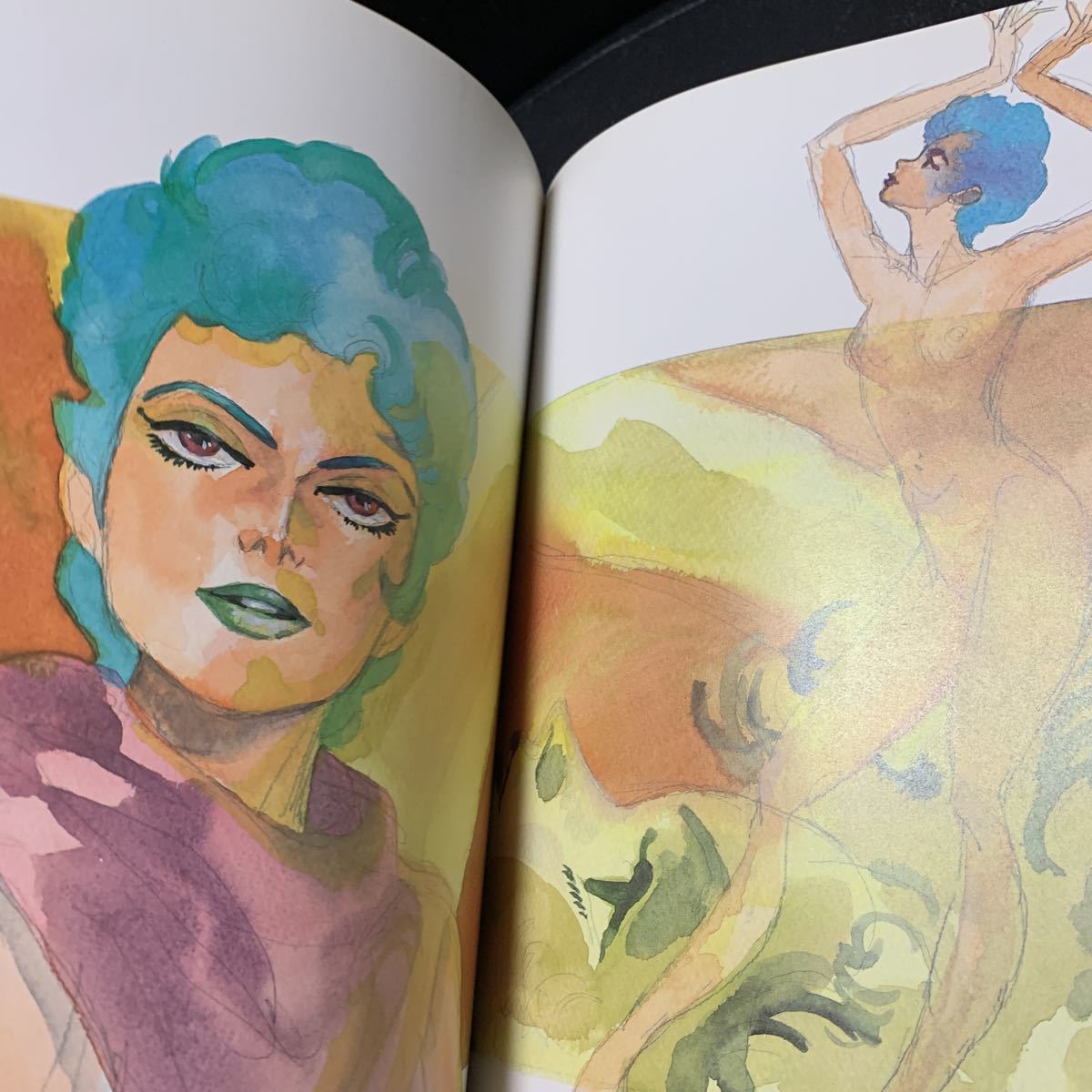 湖川友謙直筆サイン入りイラスト※イデオン、ザブングル、ダンバイン