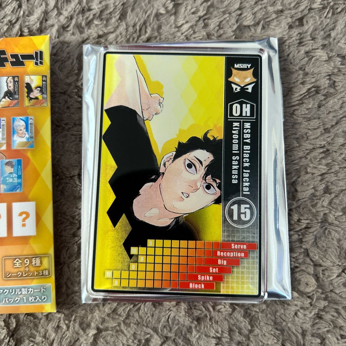 ハイキュー ステータスカードコレクション 第一弾 未開封 10点セット