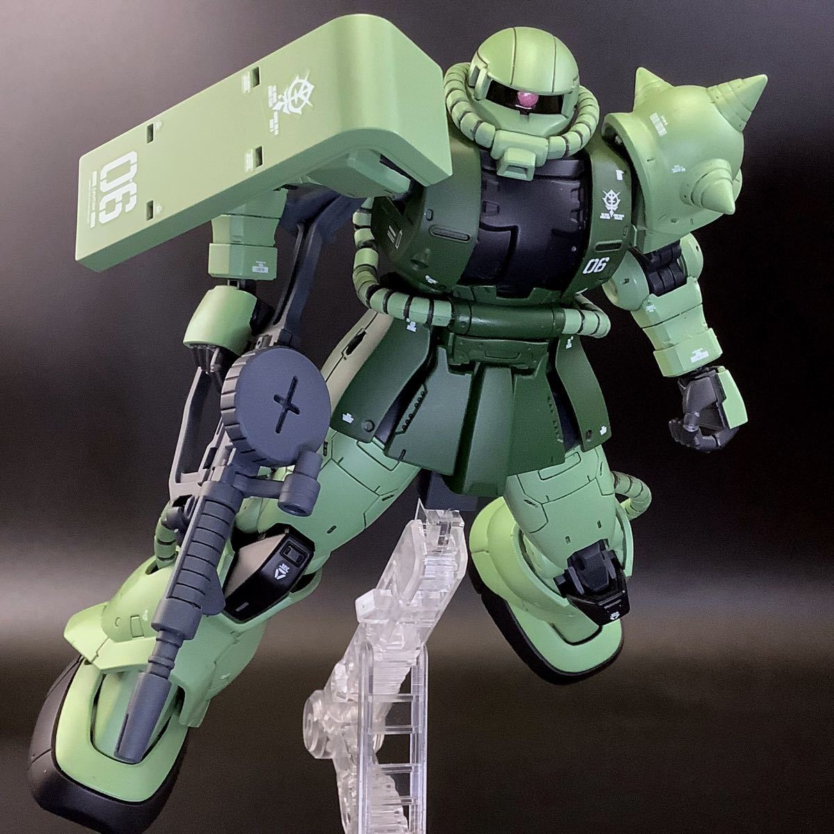 塗装済完成品】HG 1/144 MS-06 ザクII(オリジナルカラーリング)