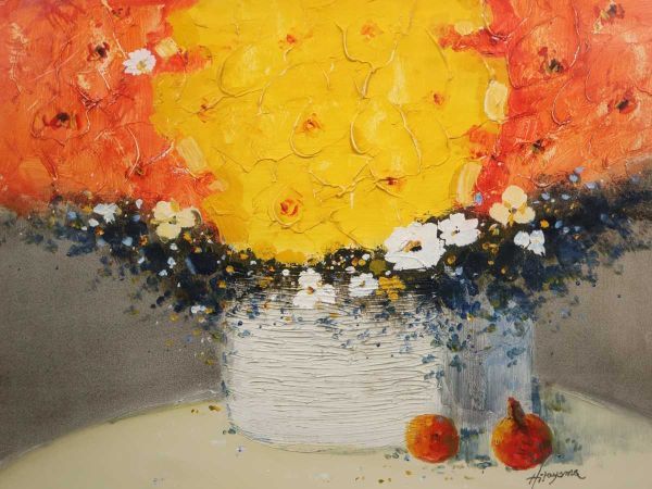 絵画『大輪の花』ヘイ平山 絵画『大輪の花』ヘイ平山 絵画『大輪の花