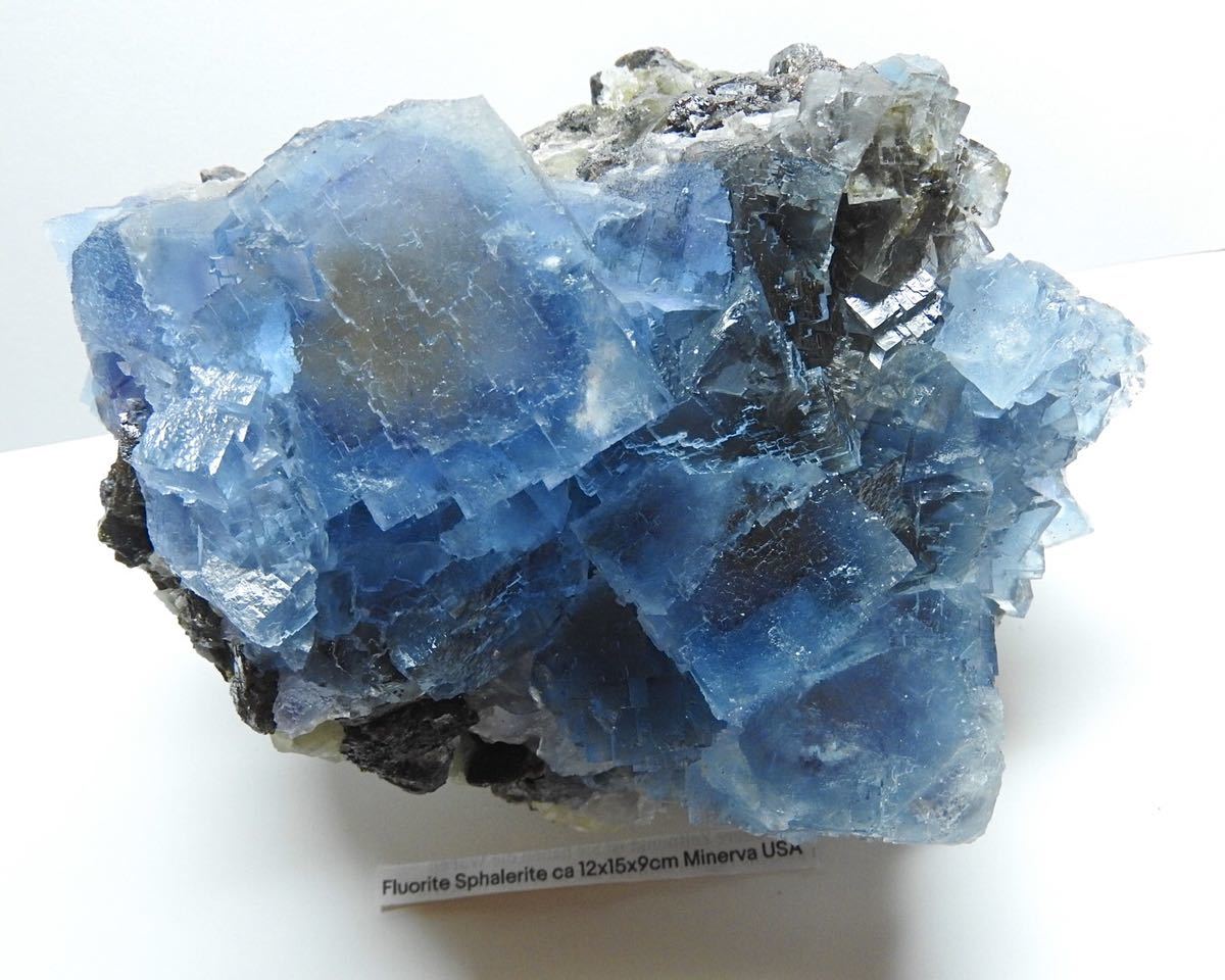フローライト イリノイ産 ブルー 蛍石 鉱物【B-4】 Yahoo!オークション