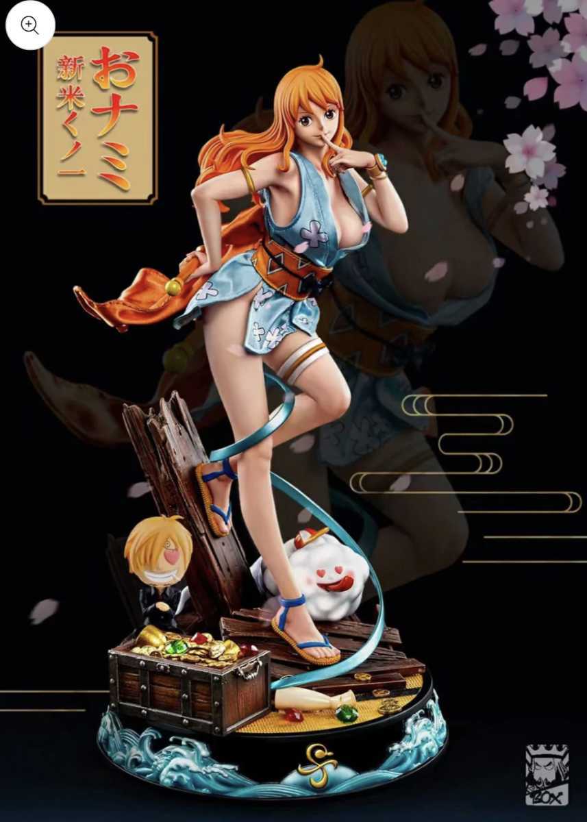 ONE PIECEワンピース ナミ 1/4 ②ガレージキットガレキ スタチュー