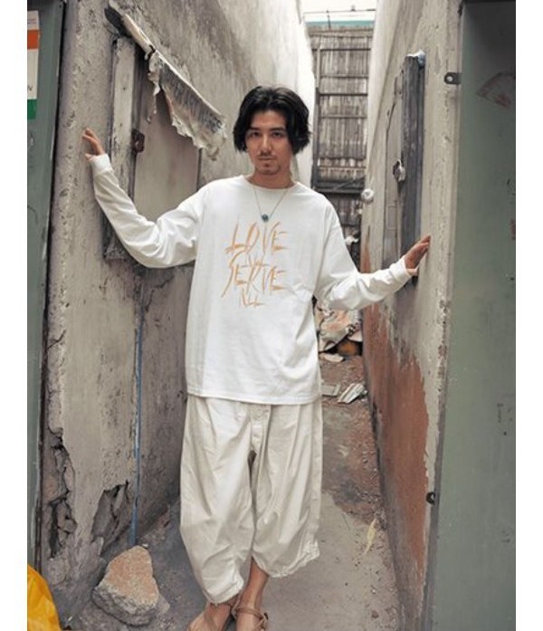 藤井風 LASA ロンT Lサイズ 白 新品 藤井風さん LASAロングTシャツ M