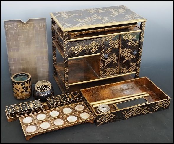 時代古作品】大正時代～昭和 木製 時別仕様 本漆塗 松竹梅蒔絵 酒樽 樽