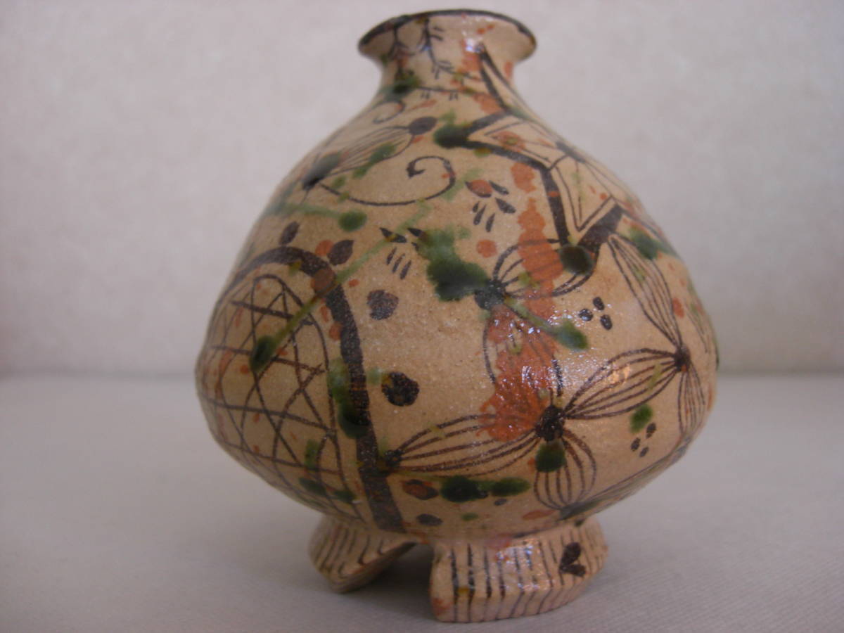 Yahoo!オークション - 四季慾斎蟻助 弥七田春画織部割高台徳利 ぐい呑