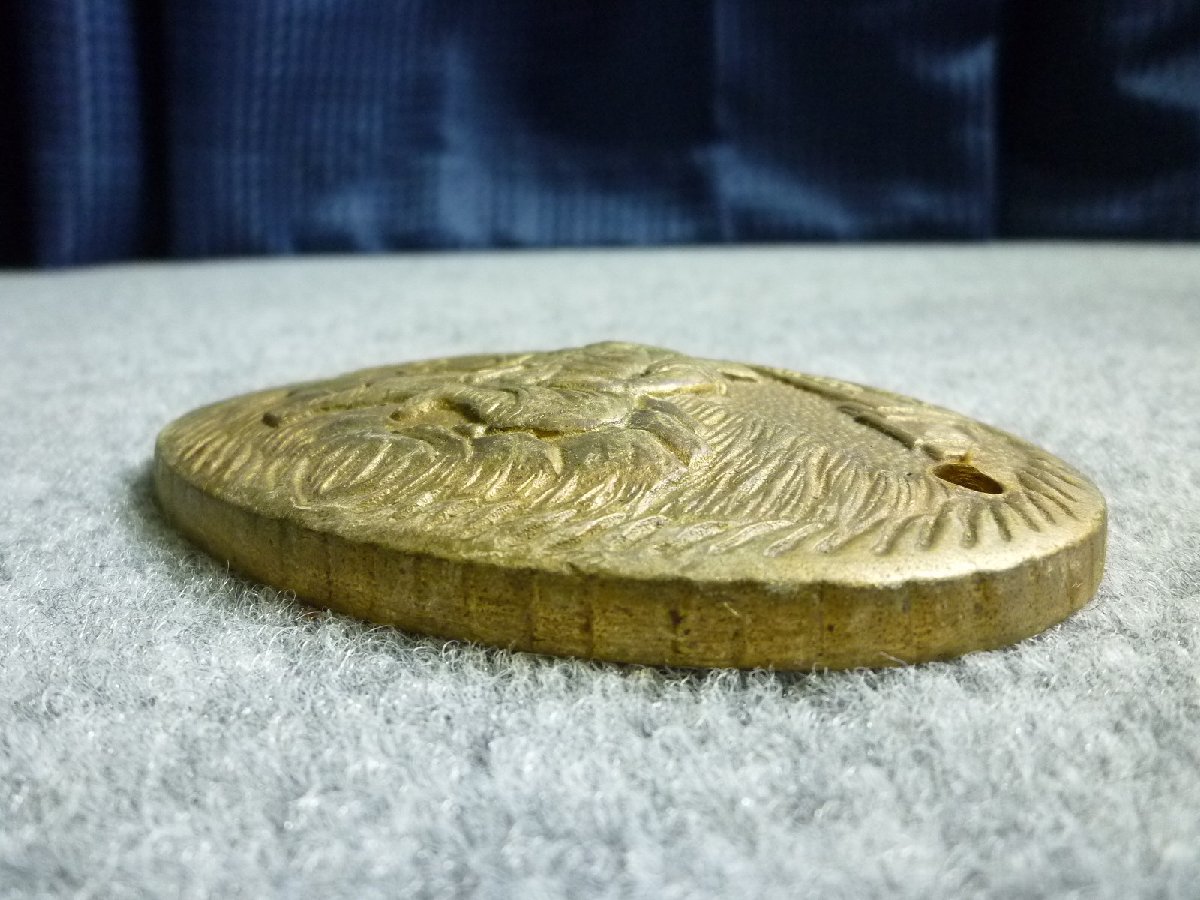 △ 大日本東京大阪 梅原製 金庫 エンブレム プレート 当時物 レトロ △ 84