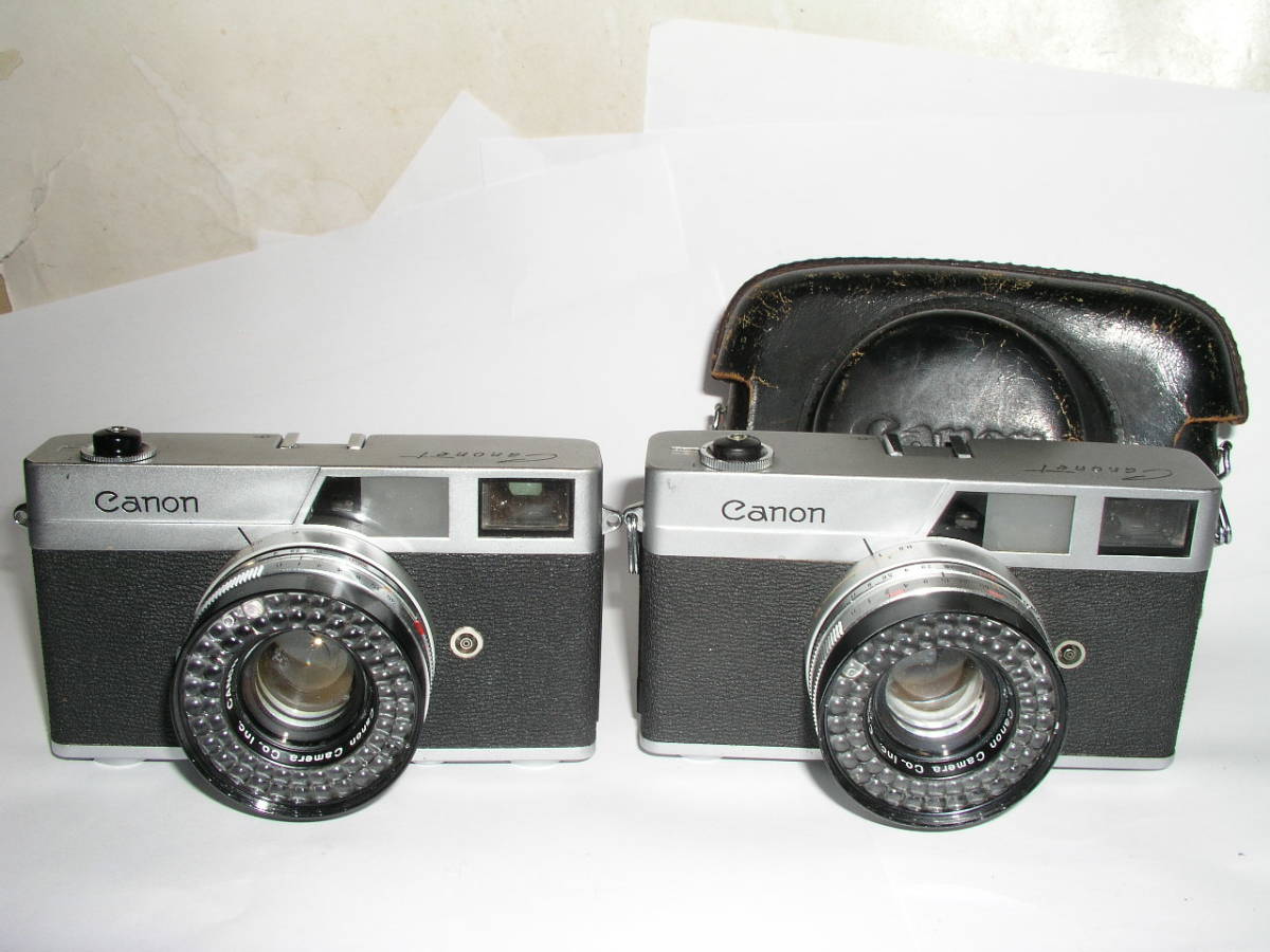 Yahoo!オークション - 3590 Canon Canonet 初代キャノネット x2台で