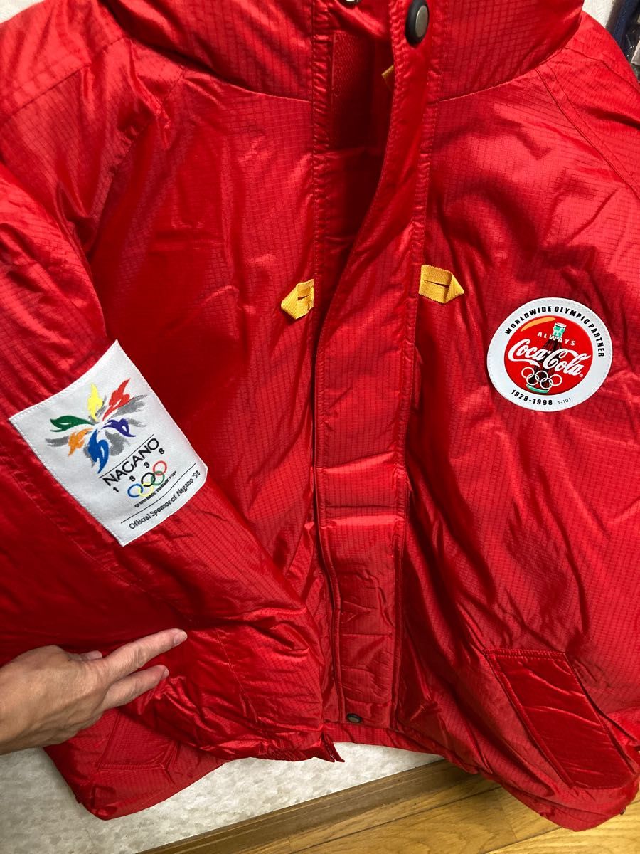 希少 コカコーラ 非売品 長野オリンピック ジャンバー ダウン｜Yahoo