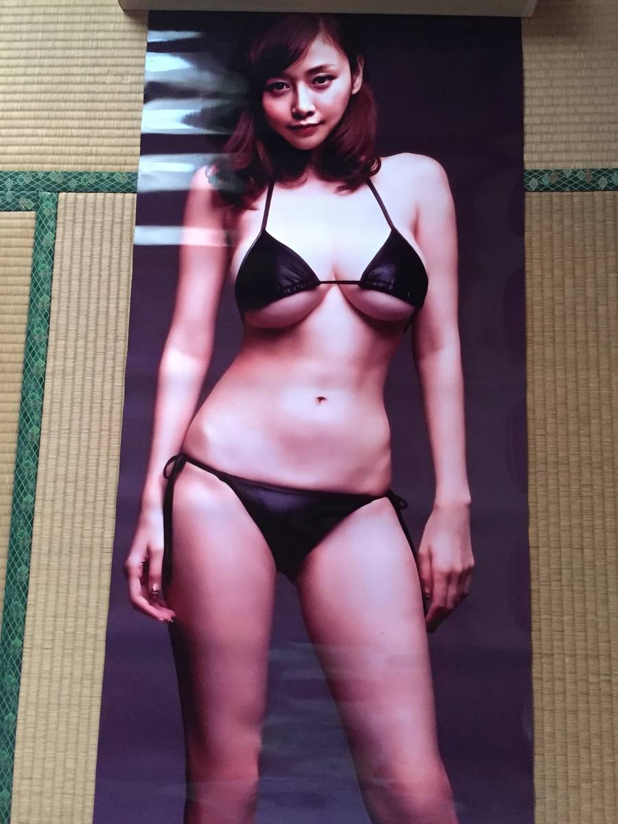 杉原杏璃 等身大 ポスター ブラック ビキニ