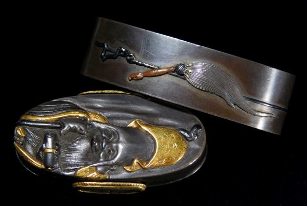 鍔「正月飾り」在銘