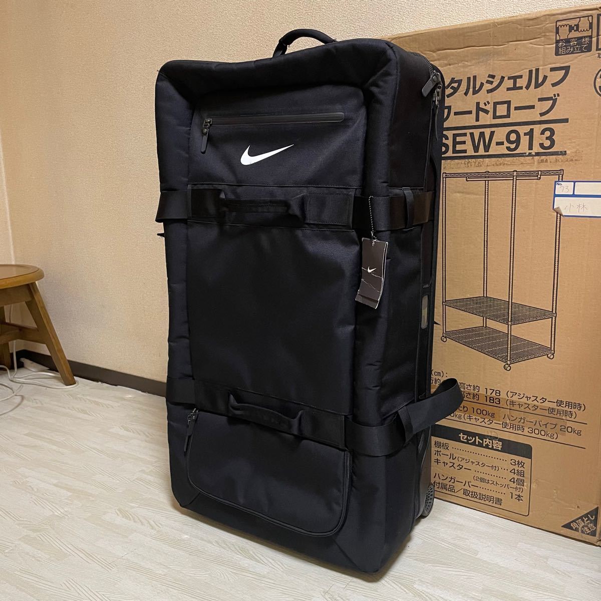 超美品】NIKE ナイキ トラベルバッグ CORDURA スーツケース キャリー