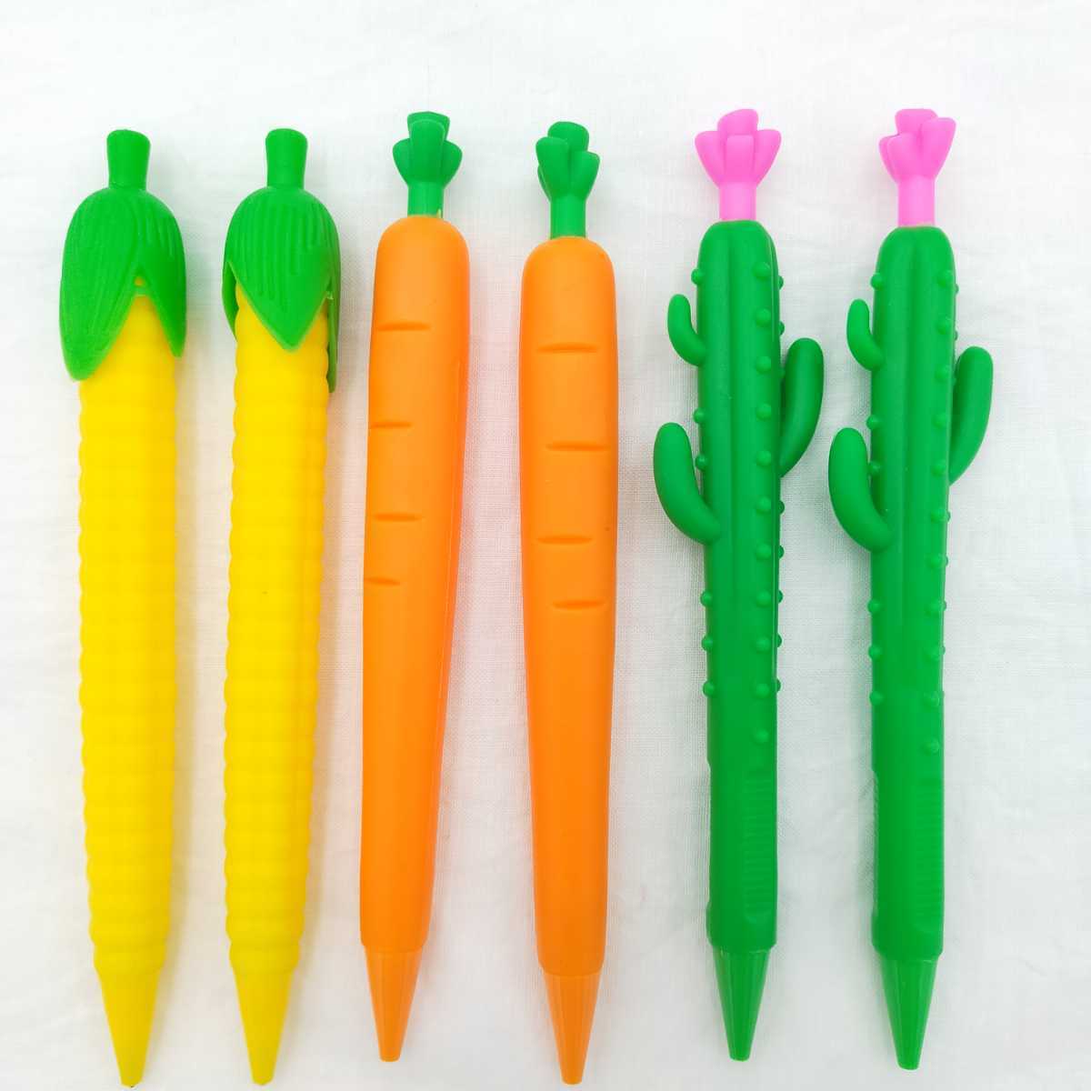 E170239 シャーペン 6本セット まとめ売り 筆記用具 文房具 野菜