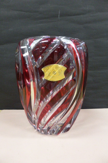 ヴァルサンランベール ベルギー 花瓶 花器 フラワーベース クリスタル