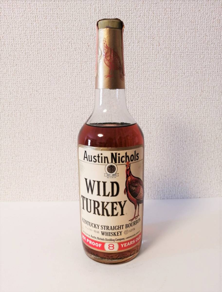 未開封ワイルドターキー 8年 旧ボトル 未開封 WILD TURKEY 8年