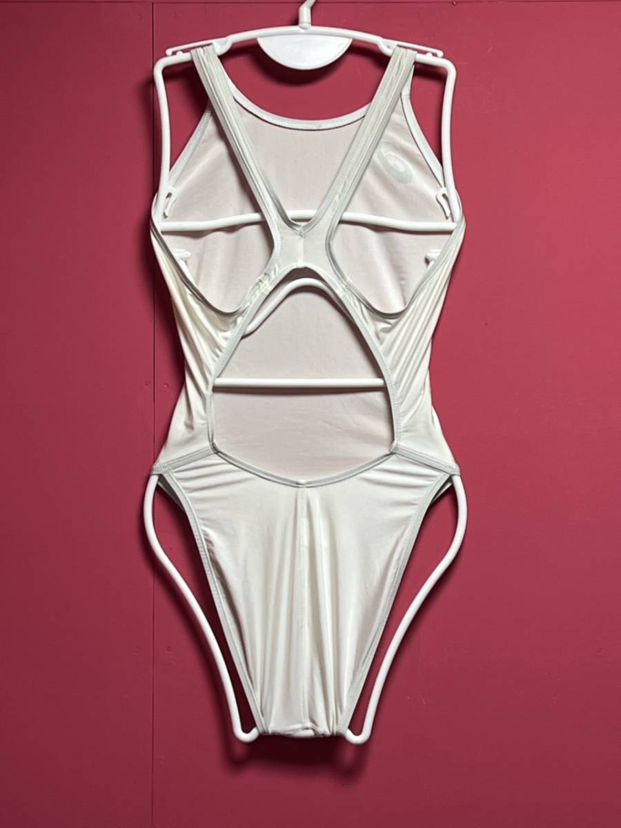 asics アシックス 白色 競泳水着 ハイドロCD (サイズ O) クリーニング