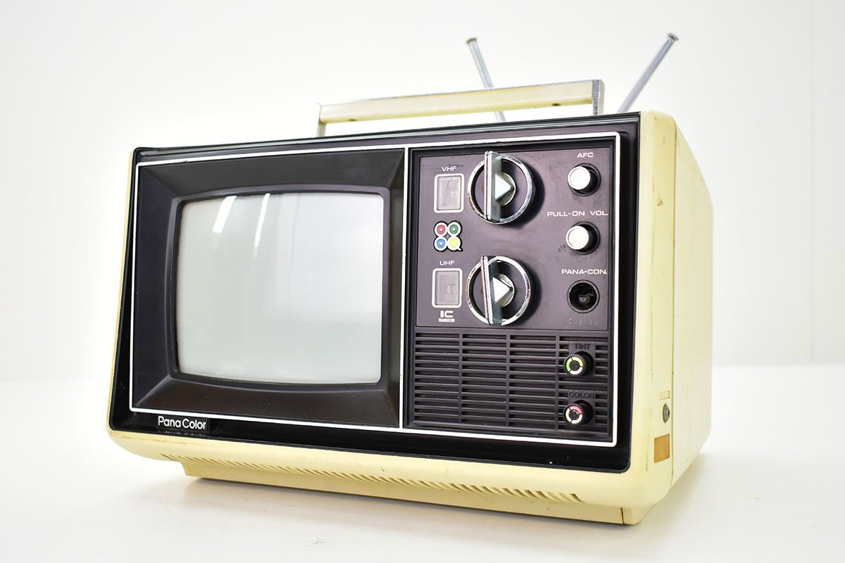 Yahoo!オークション - 昭和レトロ National TH8-V1 Pana Color カラー