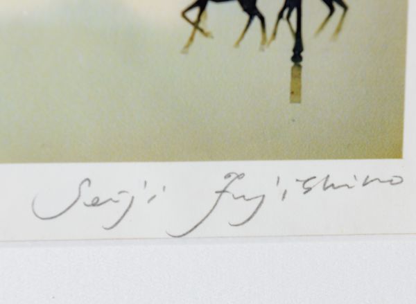 □ 藤城清治|四季のメルヘン 冬 星空のともしび|レフグラフ|サイン有