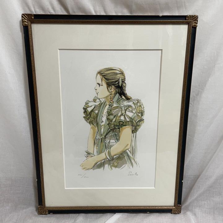 最終値引き】斉藤三郎絵画少女マリアリトグラフ 【公式通販】