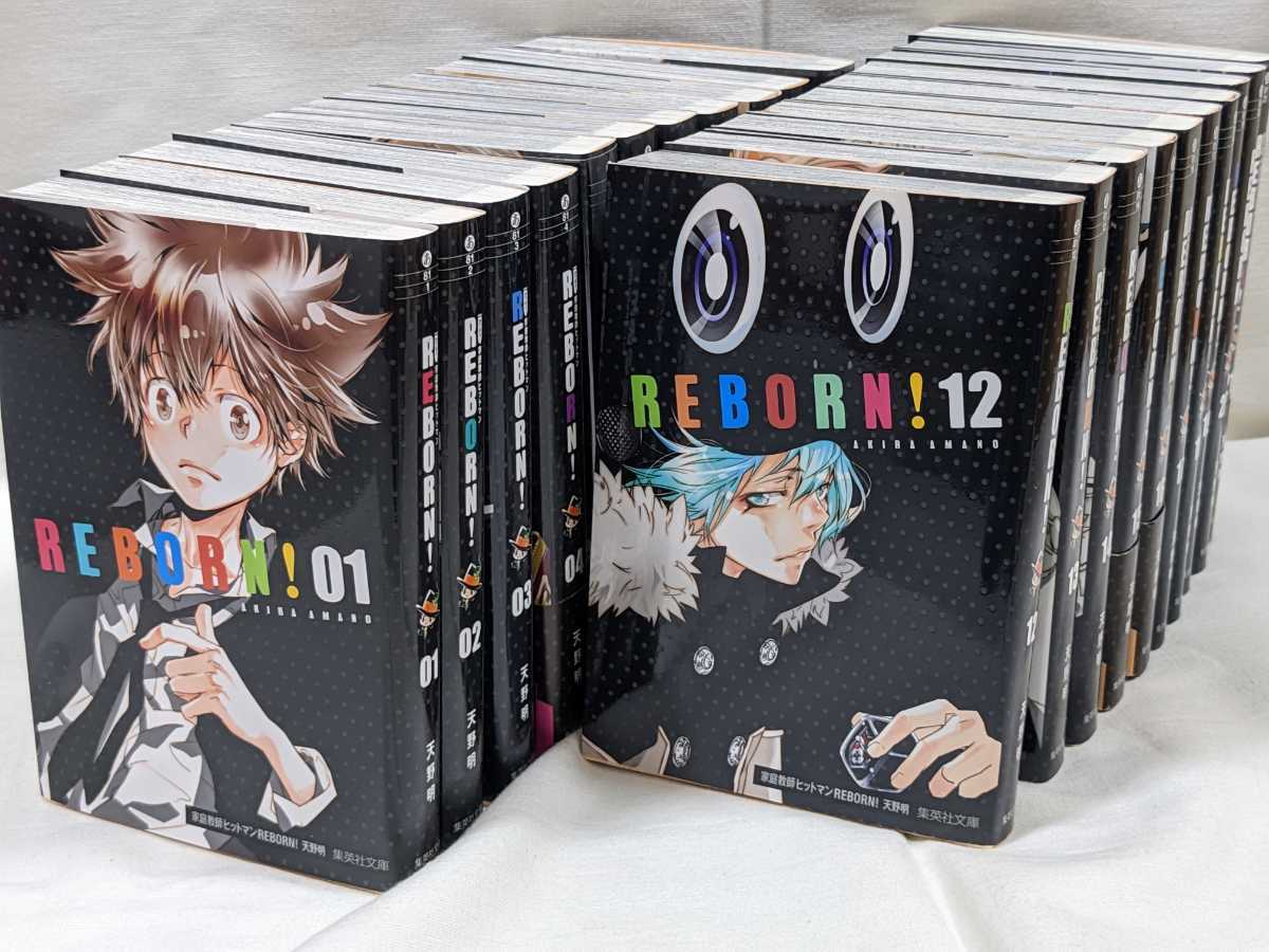 st 家庭教師ヒットマンREBORN 文庫版 全巻セット 天野明 家庭教師