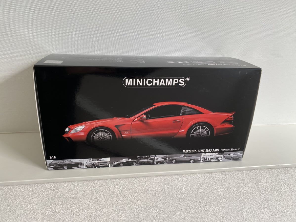 送料込み PMA 1/18 メルセデスベンツ SL65 AMG ブラックシリーズ