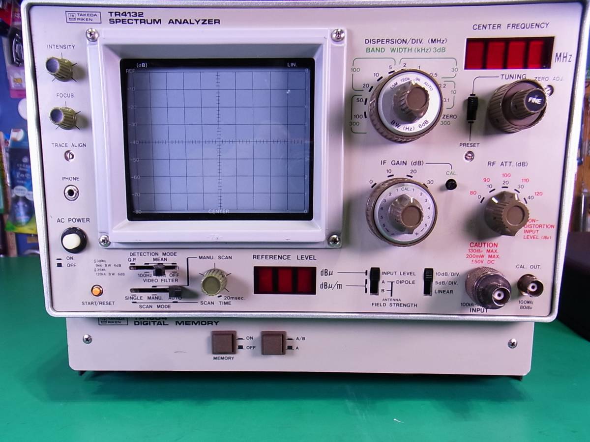 □□【即決】TAKEDA RIKEN SPECTRUM ANALYZER スペクトラムアナライザ